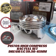 Ex5 / dream / Sonic - piston kit ( high compression ) 59.50- 65.00mm - FURIOUSONCE / FROGMC