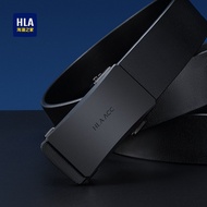 HLA/Hailan's Home Belt Men's Genuine Cowhide Automatic Buckle Inner Wear Trendy Business Casual Matu