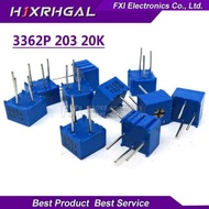 10pcs 3362P-1-203LF 3362P 20K ohm 3362P-1-203 3362P-203 3362 P203 203 Trimpot Trimmer Potentiometer 