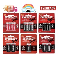 Eveready Battery Super Heavy Duty AA/AAA/ 9V/ D /C2