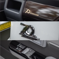 LHD RHD 70th Anniversary Wooden InteriorKits Switch Penals Trims For Toyota Land Cruiser 70 75 76 Ac