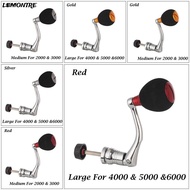 LEMONTRE Spinning Reel Tackle High Quality 2000-6000 Series Aluminum Crank Handle