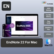 EndNote 22/ 21 For Intel and M1/M2/M2 Pro/M2 Max Chip Apple Silicone MacOs/Macbook/Mac Software Full