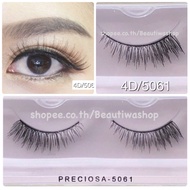 Preciosa 5061 4D Nature Clear False Eyelashes 4D That Make You Look Beautiful Bright More Charming
