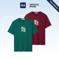 HLA Icy Cotton Comfortable Noble Spirit Short Sleeve Men's T-Shirt |   HLA Icy Cotton Comfortable No