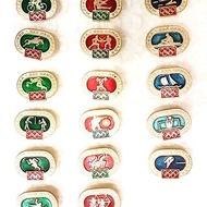 Olympic Games 80 Moscow Pin Badge Set 17pcs USSR 1980