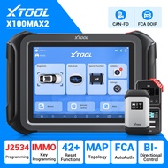 XTOOL X100MAX2 J2534 Programming AI-Assisted Bidirectional OBD2 Scanner Coding 42 Reset Topology Map