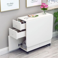 Simple Simple Retractable Kitchen Rectangular Rice Combination Storage Simple Dining Table Mobile Sm