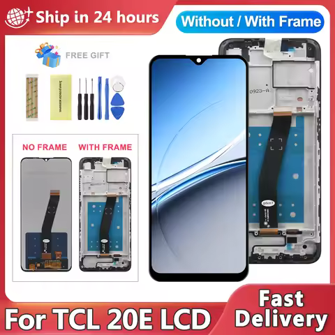 20E LCD For TCL 20E 6125F, 6125D, 6125H LCD Display Touch Screen Digitizer Assembly Replacement For 