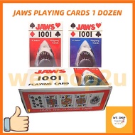 READY STOCK【1-Dozen】JAWS I00I 4-Joker Playing Card