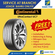 Continental Tyes/Tayar UC7 185/55R16 195/50R16 215/45R17 215/50R17 215/55R17 225/45R17 225/50R17 225