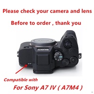 A7M4 Silicone Armor Skin Case Body Cover Protector Mirrorless Camera Bag For Sony A7 IV A7IV ILCE-