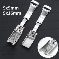 For Rolex Black Water Ghost Strap Steel Folding Buckle Submariner Safety Catch Green Submariner 16x9