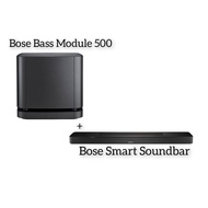 Bose Smart Soundbar with Dolby Atmos + Bass Module 500
