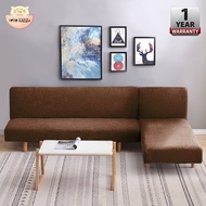 NETTO KAZUKI 3 Seater Foldable Sofa Bed / L Shape Sofa / Canvas Sofa / 2 in 1 with 1 Year Warranty