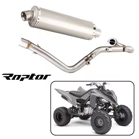 ATV Motorcycle full exhaust system for Yamaha Raptor 700 r Raptor 700R, FL, SFB, SFL 2015-2024 rapto