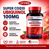 DYVIRE super coq10 ubiquinol 100mg*90 capsules support heart Supplement nutrition USA original exp