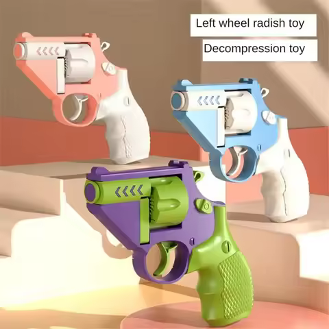 Fidget Toys 3D Printed Mini 1911 Fidget Blaster Stress Relief Toys for Adults Rotatable Design Suita