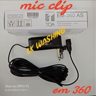 MIC CLIP TOA EM-360 AS