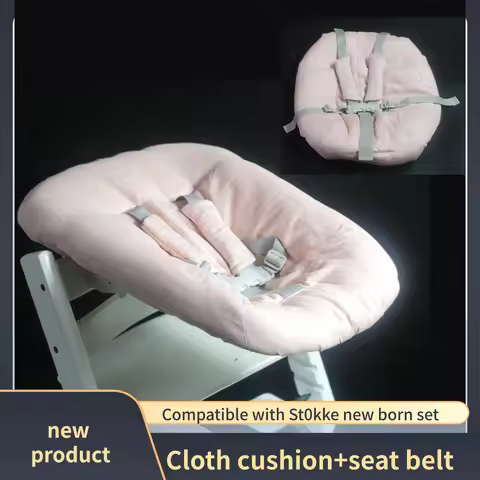 Suitable for Stokke New Born Set fabric cover+seat belt, soft and thick all cotton yarn