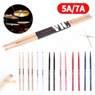 2Pcs 5A/7A Jazz Sticks Wood Drumstick for Drum Exercise Rock-Band-Musical