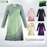 Baju Jersey Muslimah Labuh Microfibre Murah Plus Size Design Baru Women Long Sleeve Jersi Malaysia Blouse Murah Plain Jersy Budak Jersey Lengan Panjang Muslimah Full Sublimation