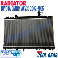 หม้อน้ำ แคมรี่ ACV 30 ปี 2002 - 2005 RD0040 Cool Gear รหัส 261470-0320 Radiator TOYOTA Camry ACV30 2003 2004 โตโยต้า แคมลี่ พ.ศ. 2545 ถึง 2548  อะไหล่ รถยนต์