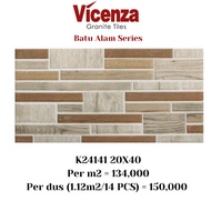 Granit Granite Tile Batu Alam Vicenza 20x40 Dinding/Lantai K24141