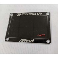 ROAD TAX STICKER HOLDER - PERODUA MYVI - FOR STYLE ROAD TAX STICKER