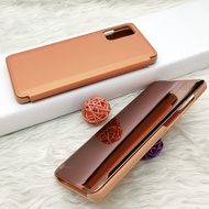 Carristo Samsung Galaxy A14 4G 5G A34 A54 Delight Mirror Flip Case Cover Stand Pouch Leather Casing 