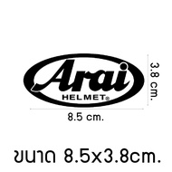 Sticker สติ๊กเกอร์ลาย Arai งานพิมพ์ 3M กันน้ำกันแดด ราคาต่อคู่ ติดดได้ทุกที่ ติดหมวก ติดมอไซค์ ไดคัท