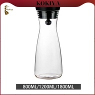 [kokiya] Cold Water Jug Water Carafe, Juice Jar Cold Water Pitcher, Glass Pitcher for Hot Cold Water