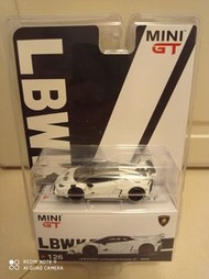 MINI GT 126 LB WORKS Lamborghini Huracán GT White LHD LBWK