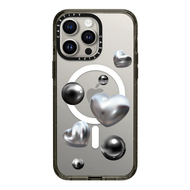 Casetify Chrome tình yêu trường hợp với Magsafe cho Iphone 15 Pro Max / iPhone 14 Pro Max / iPhone 1