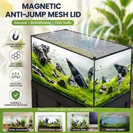 Net 2ft Magnetic Tank 4ft Anti Jump Fish Escape Proof Top Cover Mesh Breathable Aquarium Accessory M