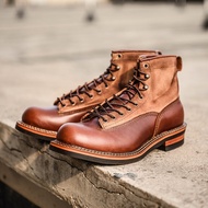 Retro Style Work Boots Canvas