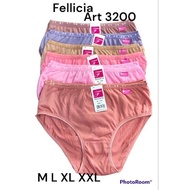 6 PCS UNDERWEAR ADULTWanita CD 3200 9128 3201 5200