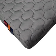 ที่นอน Slumberland รุ่น Elegance ผ้าขนมิ้งสีเทา ผ่อน0% สลัมเบอร์แลนด์ โฉมใหม่ปี สามารถออกใบ e-Tax In