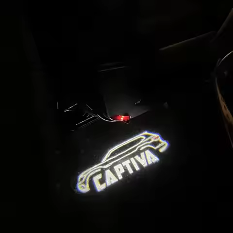 Led Car Door Light Logo Laser Projector Welcome Lamp Welcome Light For Chevrolet Captiva 2007-2018 A