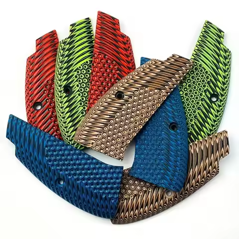 1Pair CZ75 G10 Handle Grips Patches for CZ 75 Full Size, Shadow 2, 75B BD, with Screws Included DIY 