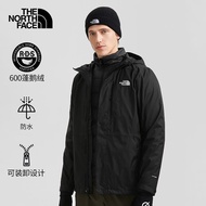 北面（The North Face）秋冬男士带帽保暖羽绒服内胆三合一夹克外套5B3A/81RM 81RM 黑色/JK3 L 175/100A