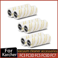 Replacement Brush Roller Microfiber Floor Roller Washable Low Noise Easy to Use Rotation for Karcher