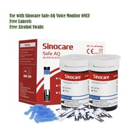 Sinocare Safe AQ Test Strips For Sinocare Safe-AQ Smart/Voice Monitor