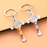 Catholic Christ Jesus Saint Benedict Crucifix Cross Key Chains