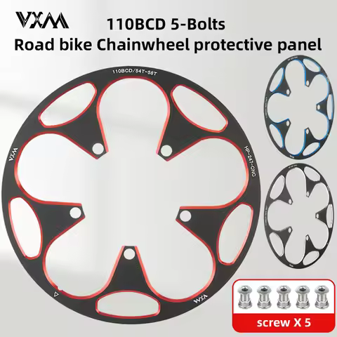 VXM Road Bicycle 110BCD 48T 50T 52T 54T 56T 58T Narrow Wide Chainwheel protective panel Gear Chainri