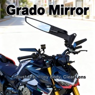 Lens Full Large Horus Side Mount 31cm Alloy Walang Winglet Clear Mirror Grado