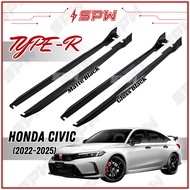 Honda Civic FE (2022-2025) OEM Type-R Side Skirt Side Lip Side Diffuser Lips Skirt Skirting FL1 FL4 