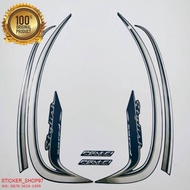 (ORI) striping honda scoopy stylish 2016 idling stop biru dongker