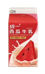 【統一】西瓜牛乳 400ml(冷藏專區需滿$399才能出貨)