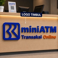 Custom Embossed Mini ATM Logo